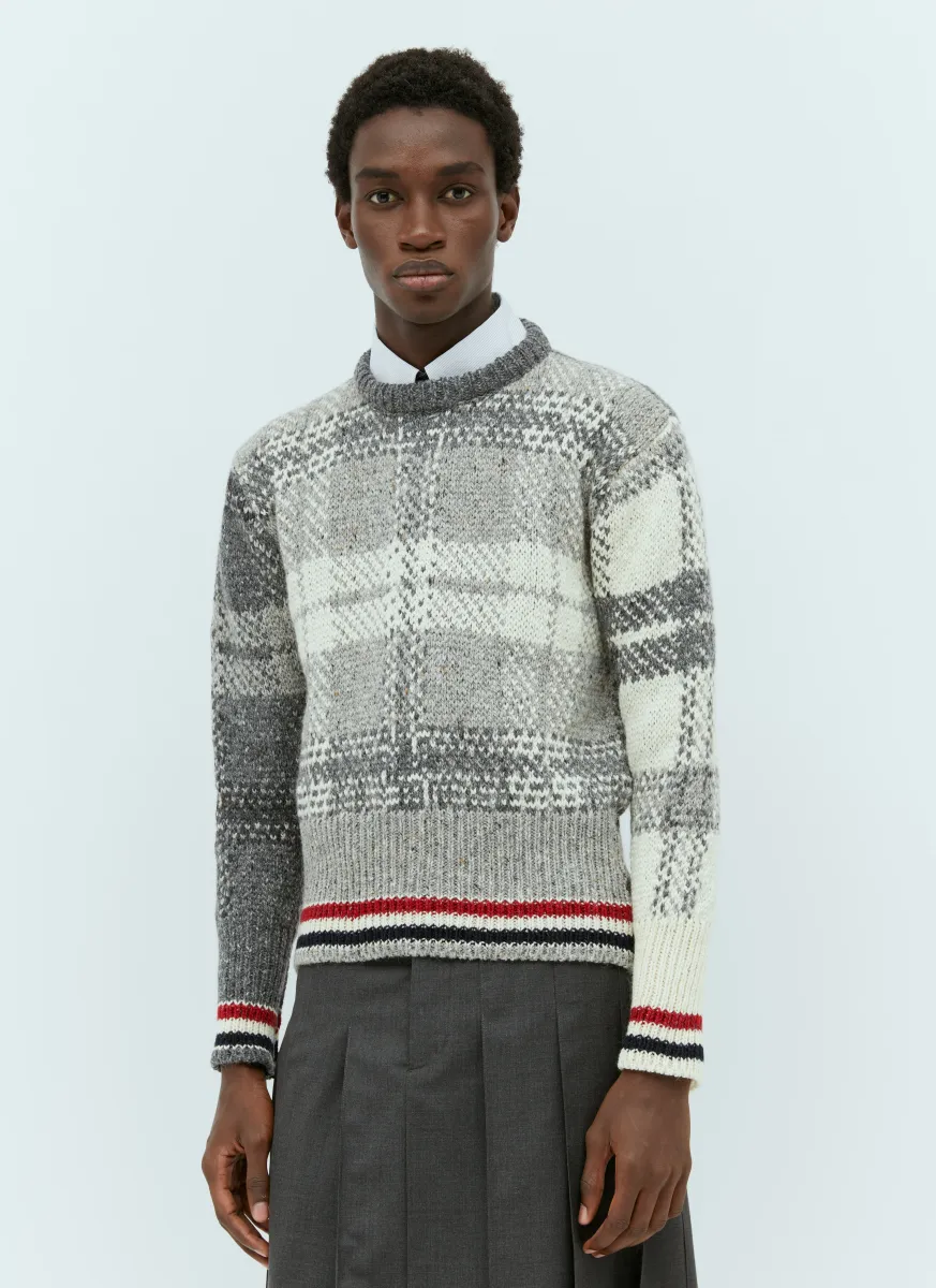 Tartan Jacquard Sweater