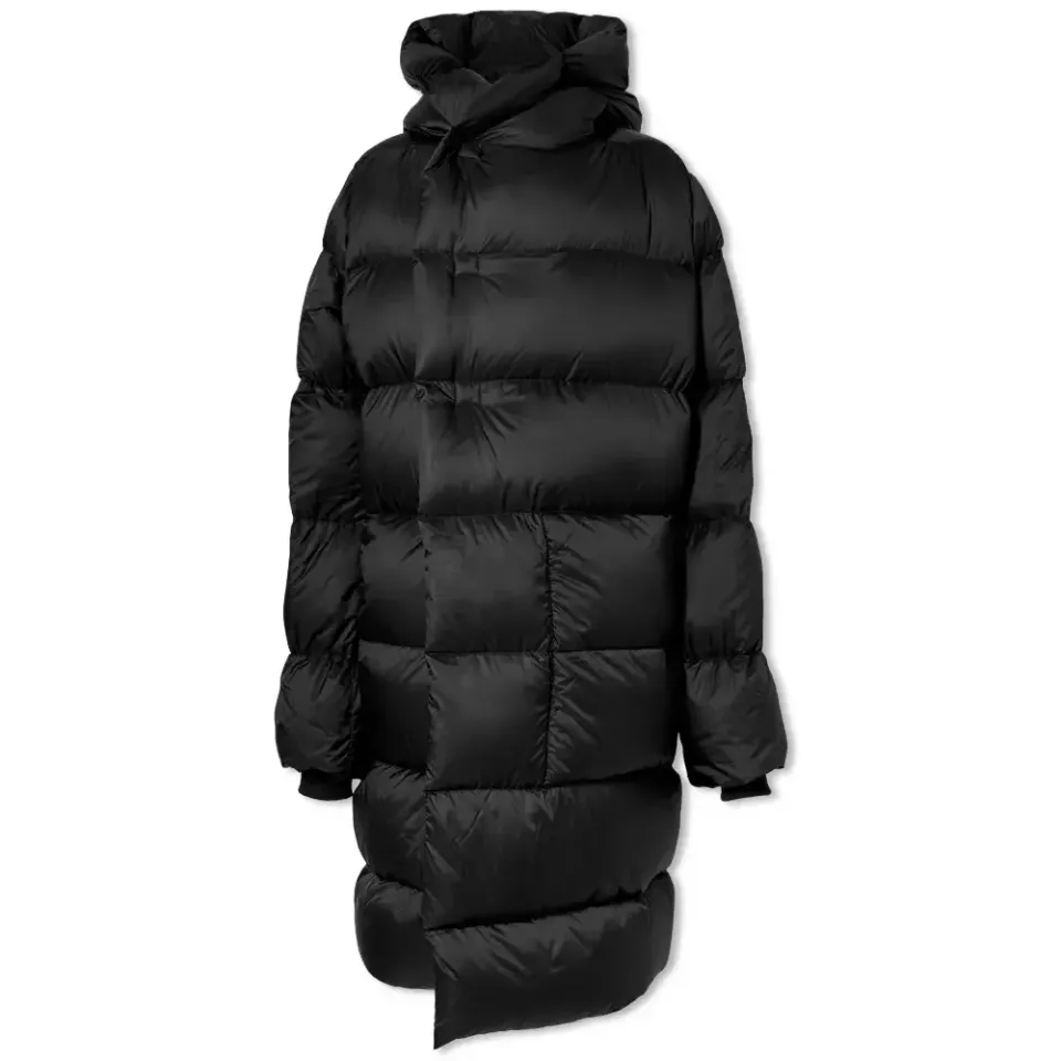 Long Hooded Puffer Jacket