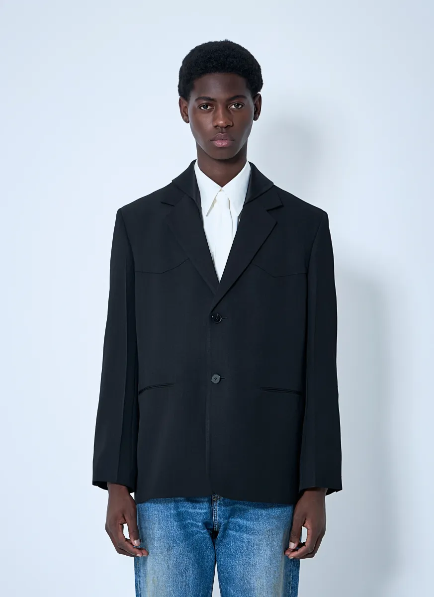 Double-Collar Blazer