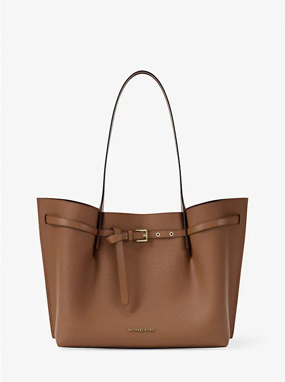 Emilia Large Pebbled Leather Tote Bag