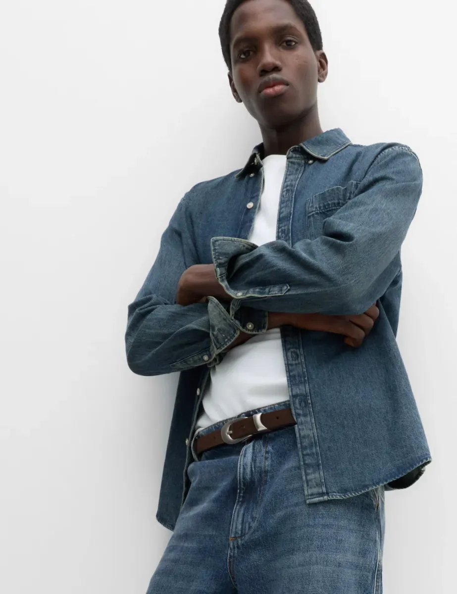 Denim Shirt Smokey Blue
