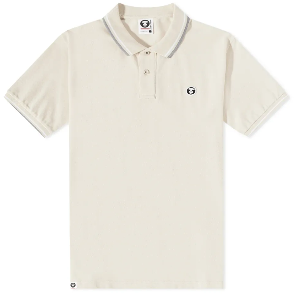 AAPE Now Embroidered Badge Polo