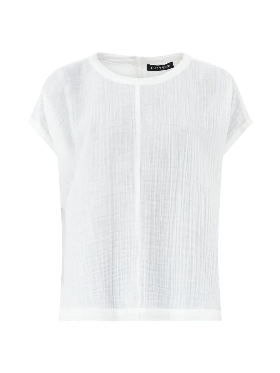Round Neck Boxy Top