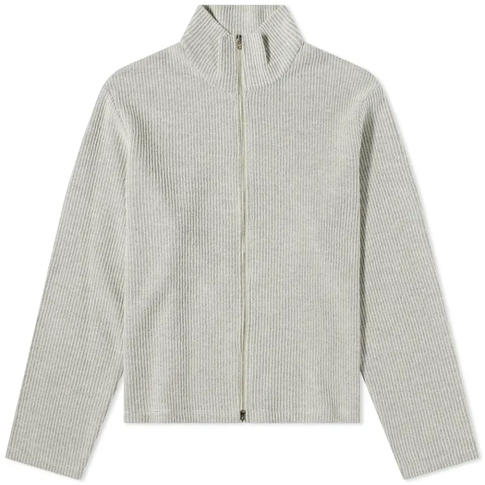 Shrunken Full Zip Knit