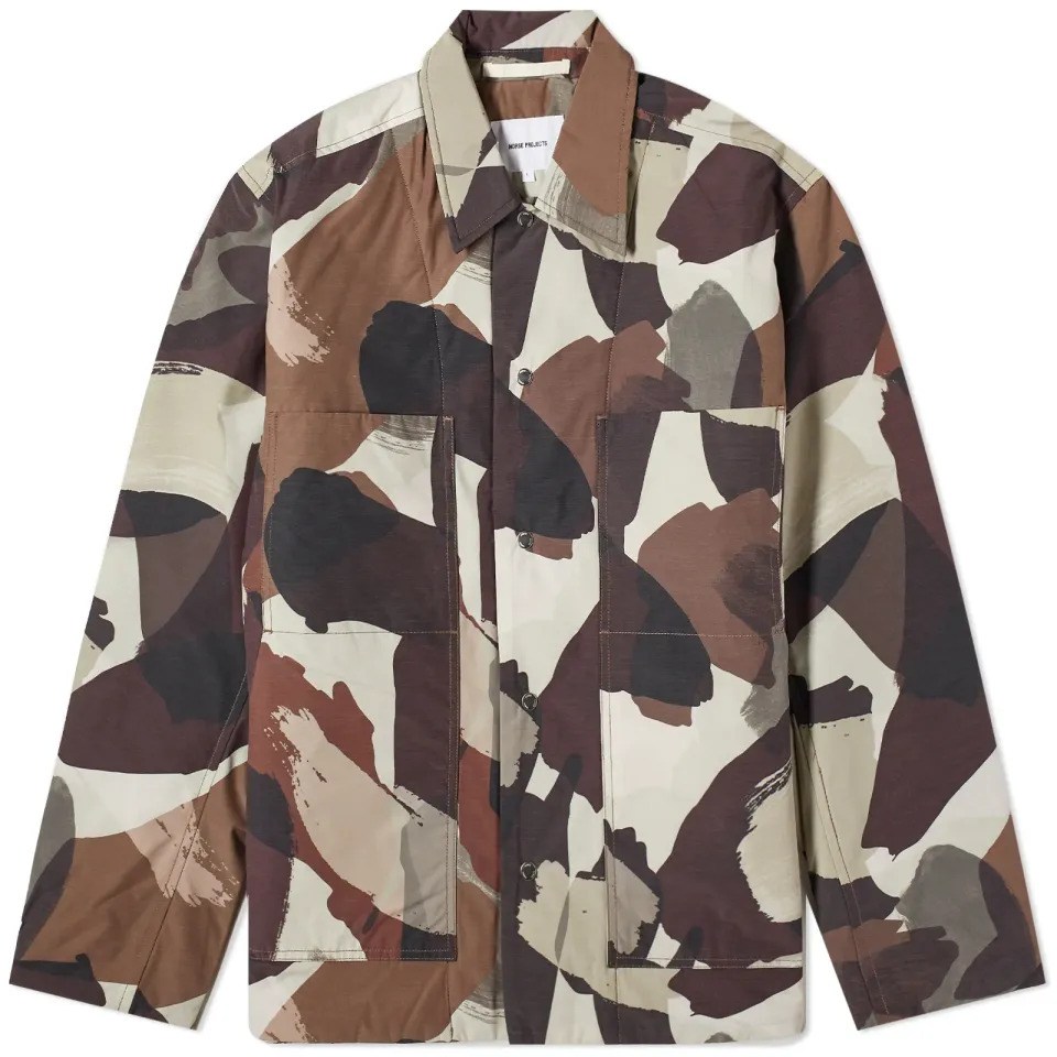 Pelle Camo Nylon Insulated Jacket