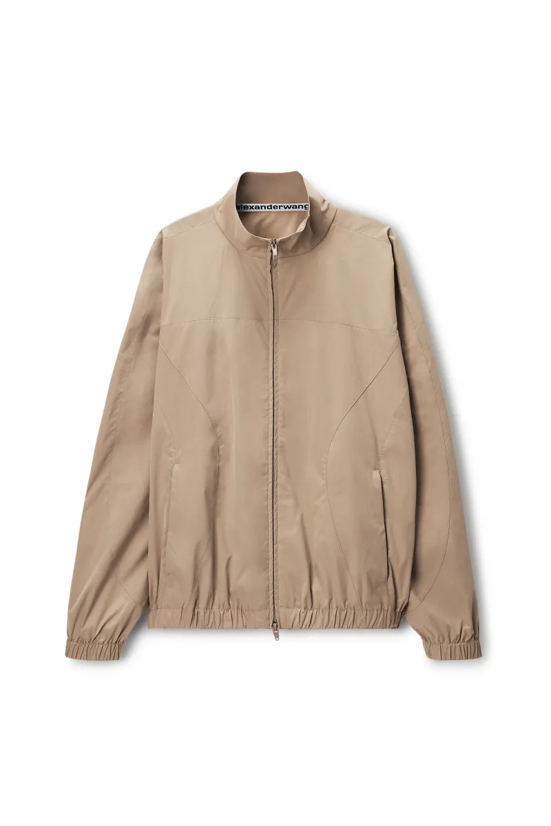 PERFORATED LOGO TRACK JACKET