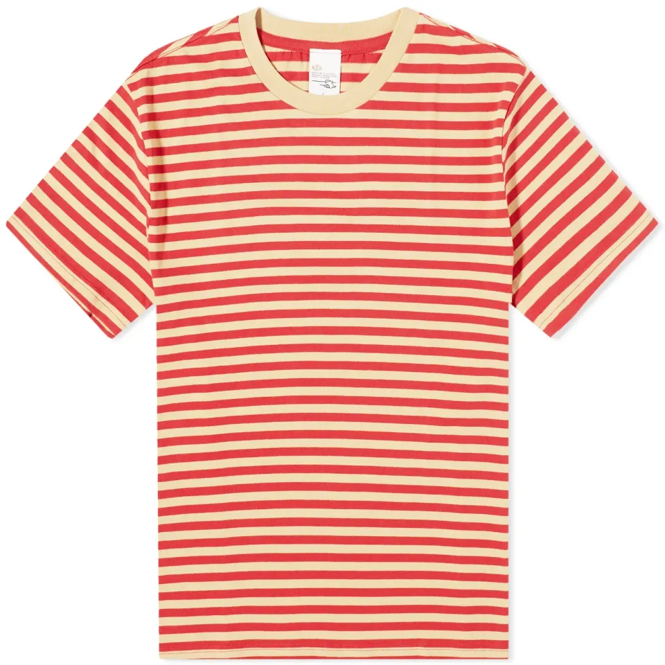 Nudie Leffe Breton Stripe T-Shirt