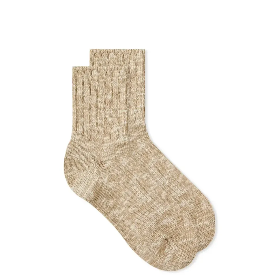 Low Gauge Slub Ankle Socks