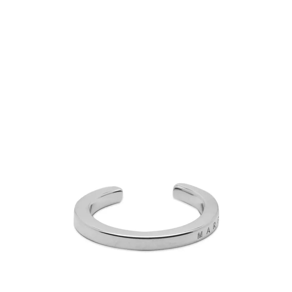Slim Text Logo Ring
