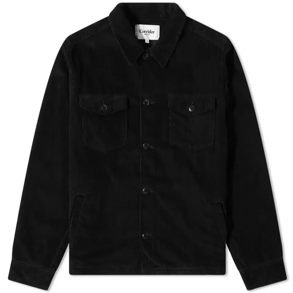 Corduroy Military Jacket