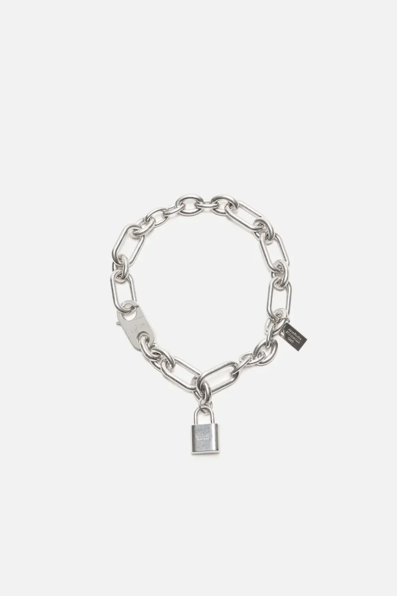 Logo padlock necklace