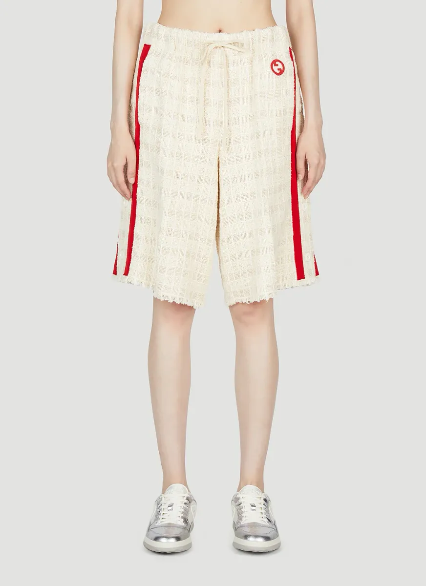 Interlocking G Tweed Bermuda Shorts