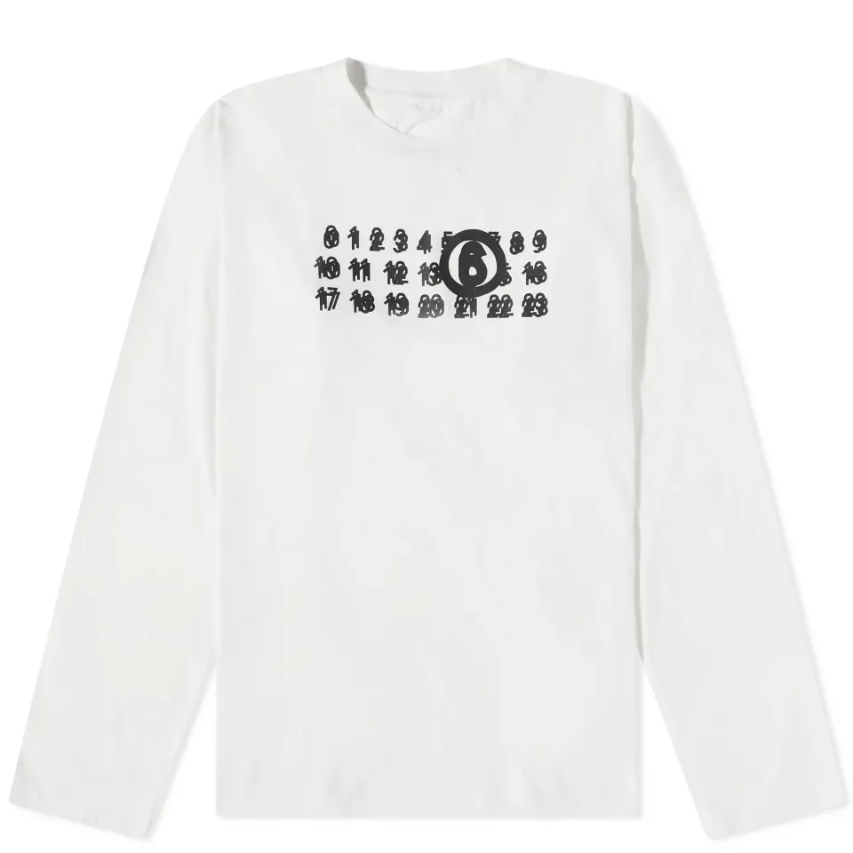 Long Sleeve Triple Logo T-Shirt