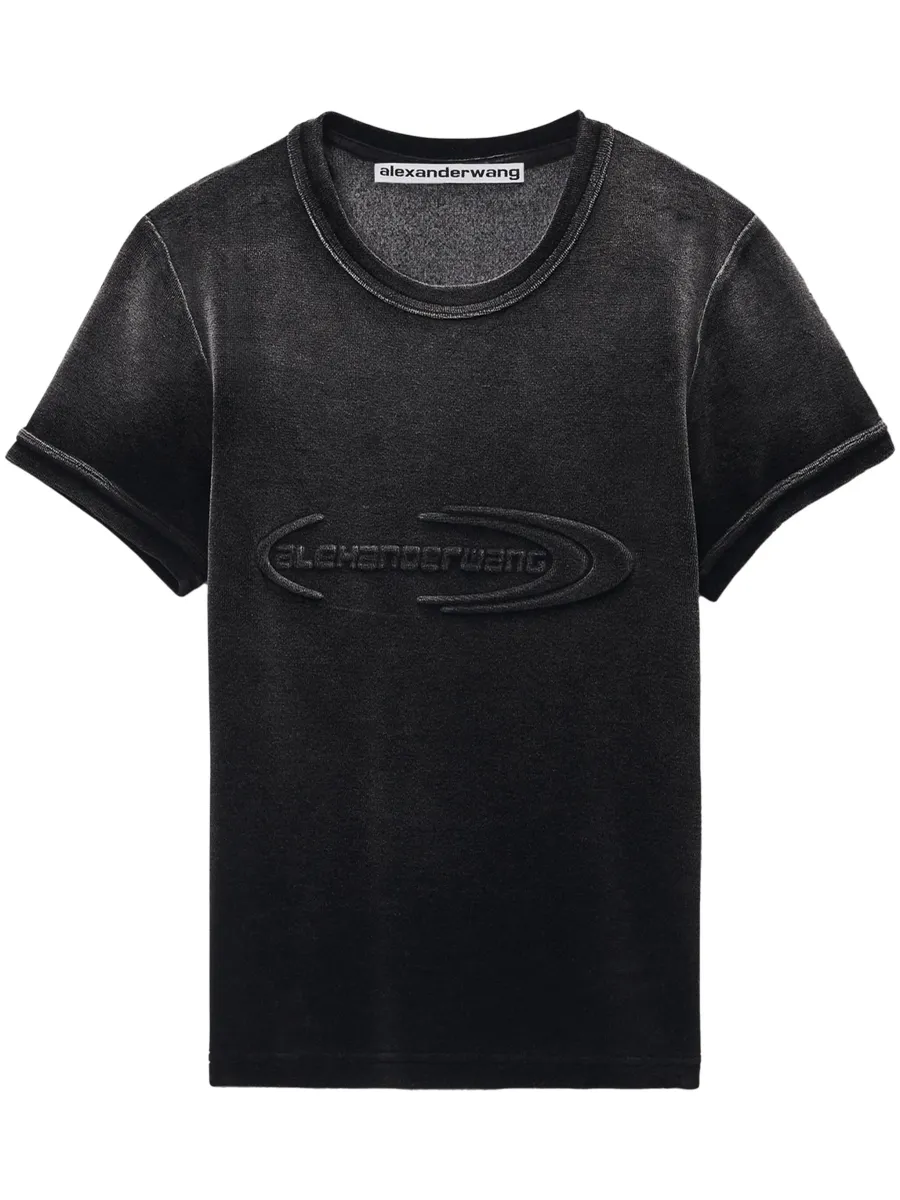 Baby T-Shirt Washed Nickel