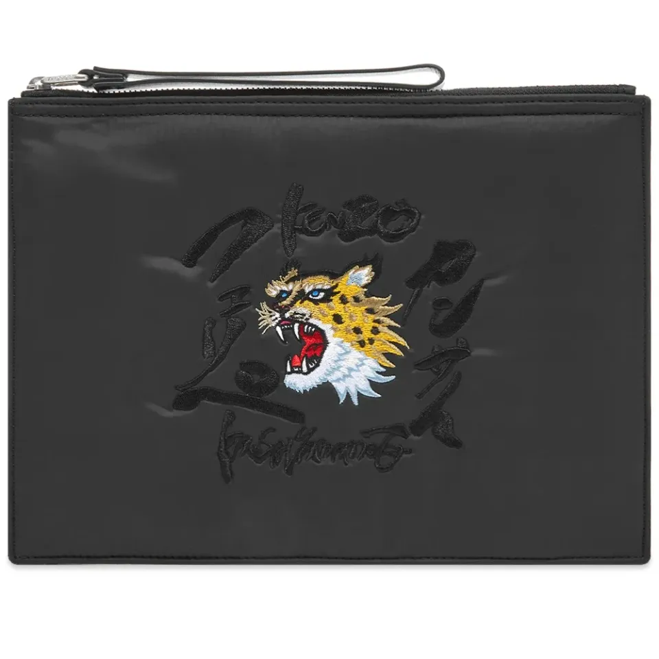 x Kansai Yamamoto Large Embroidered Pouch