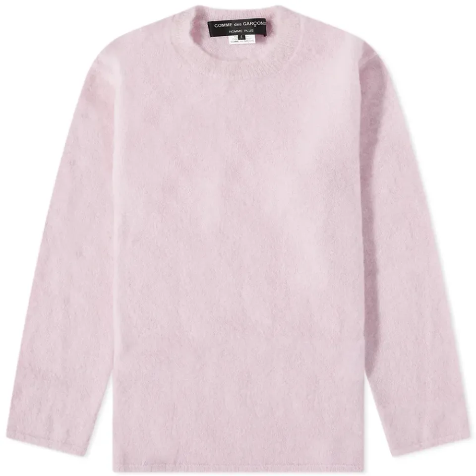 Brushed Mohair Crew Knit