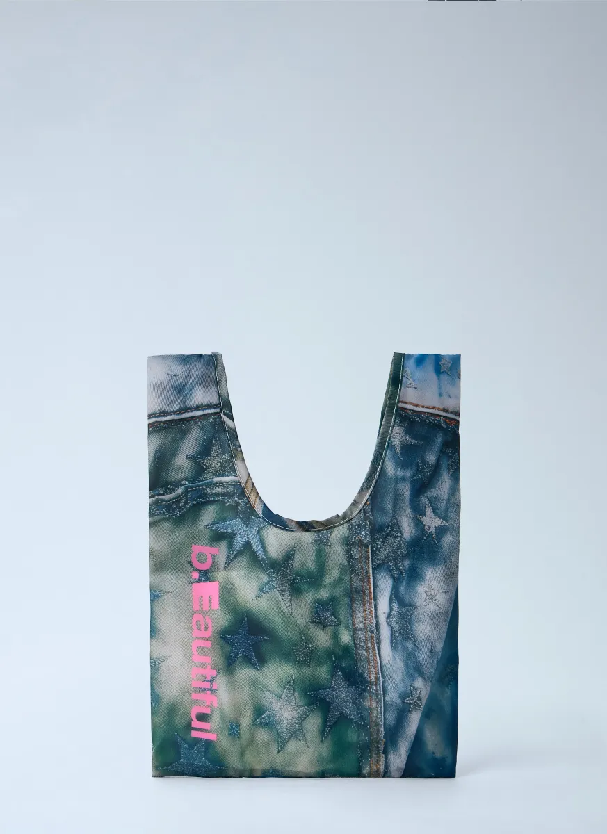Star Denim Reusable Mini Bag