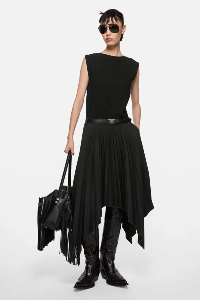 Layered midi dress