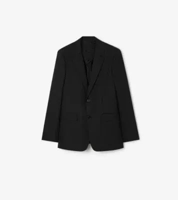 Wool Bond Tailored Jacket in Black