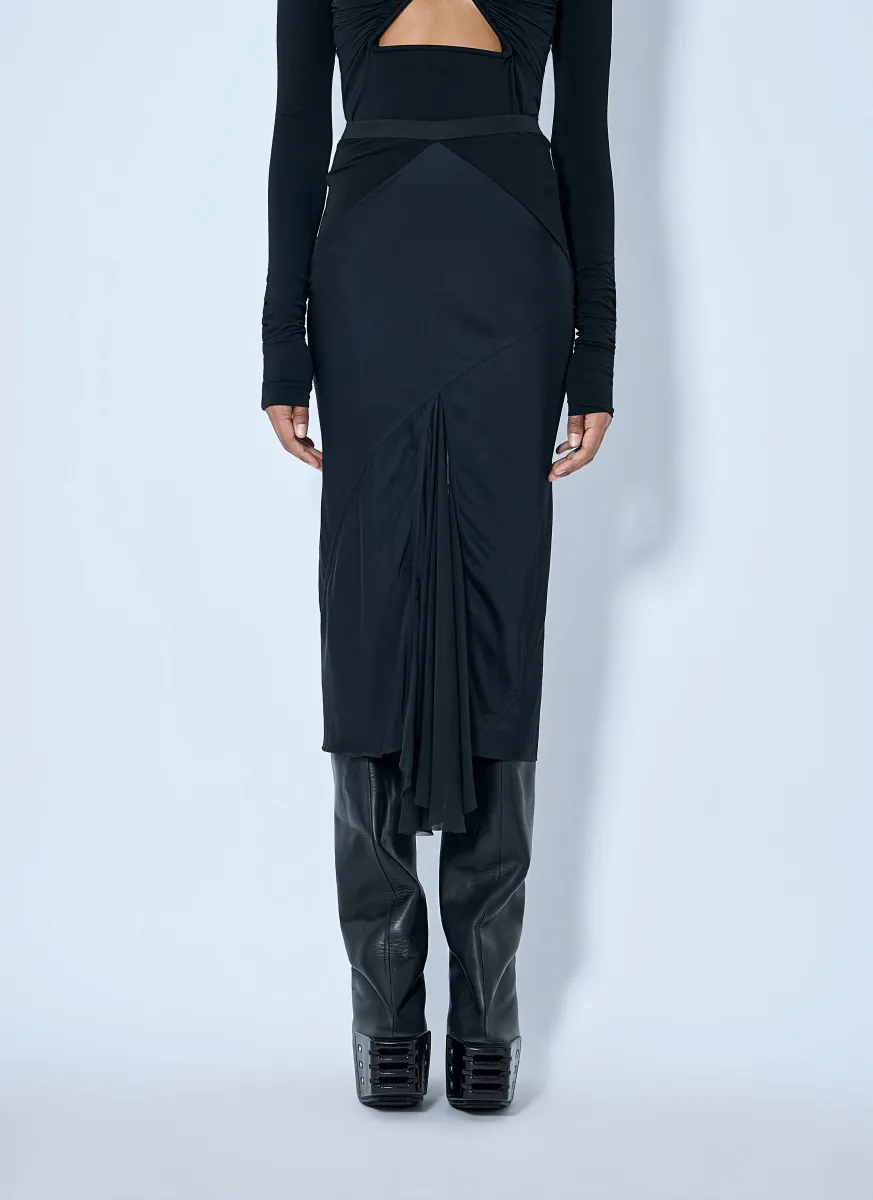 Asymmetrical Midi Skirt