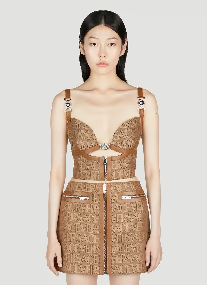 Logo Bustier Top