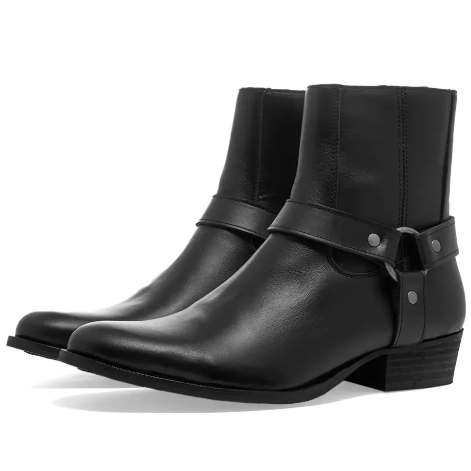 Leather Harness Boot