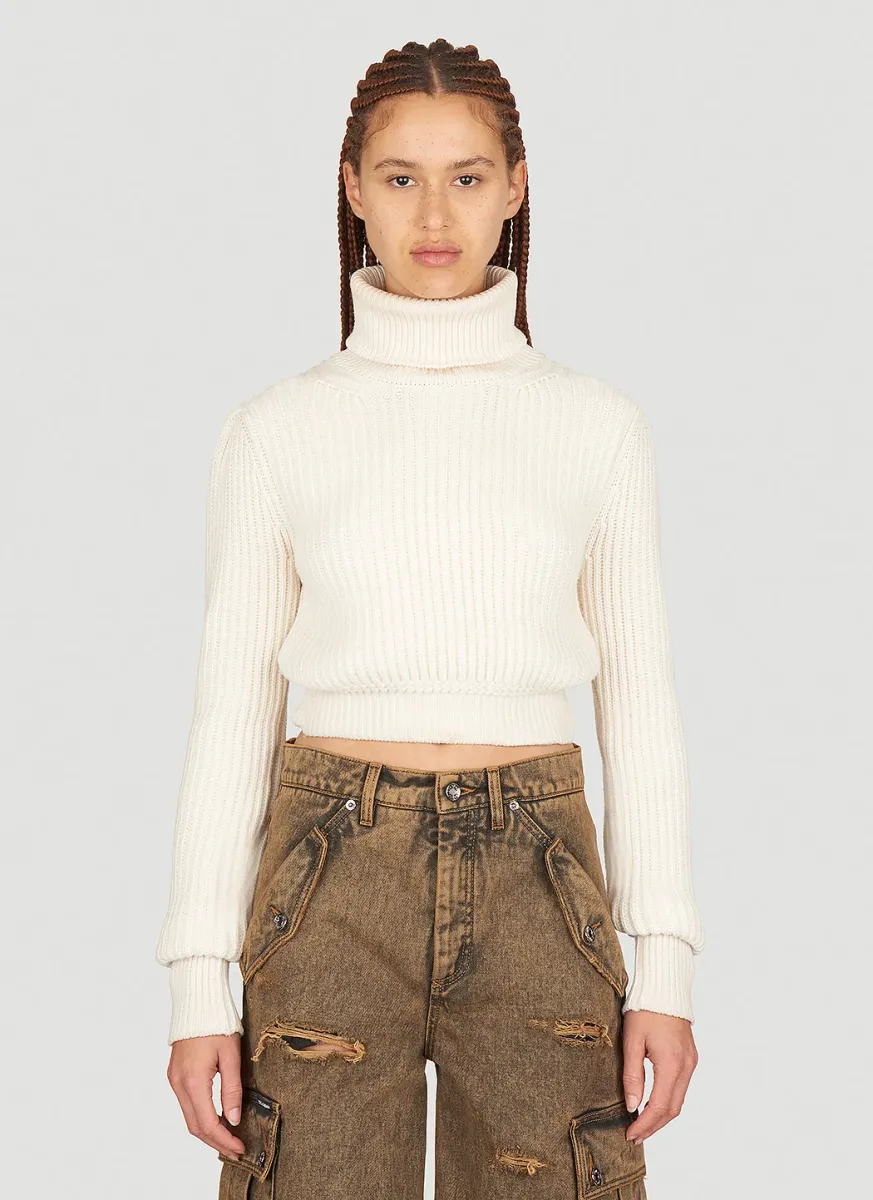Crop Rib Sweater