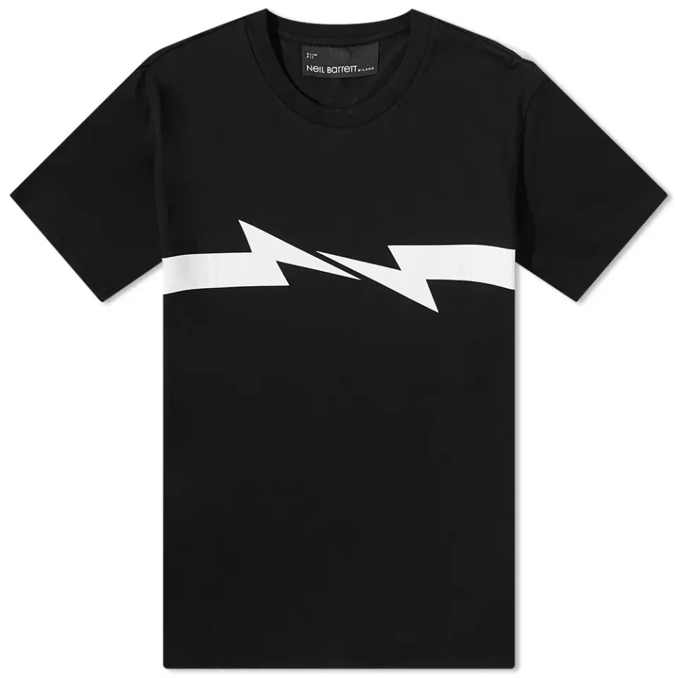 Horizontal Print Bolt T-Shirt