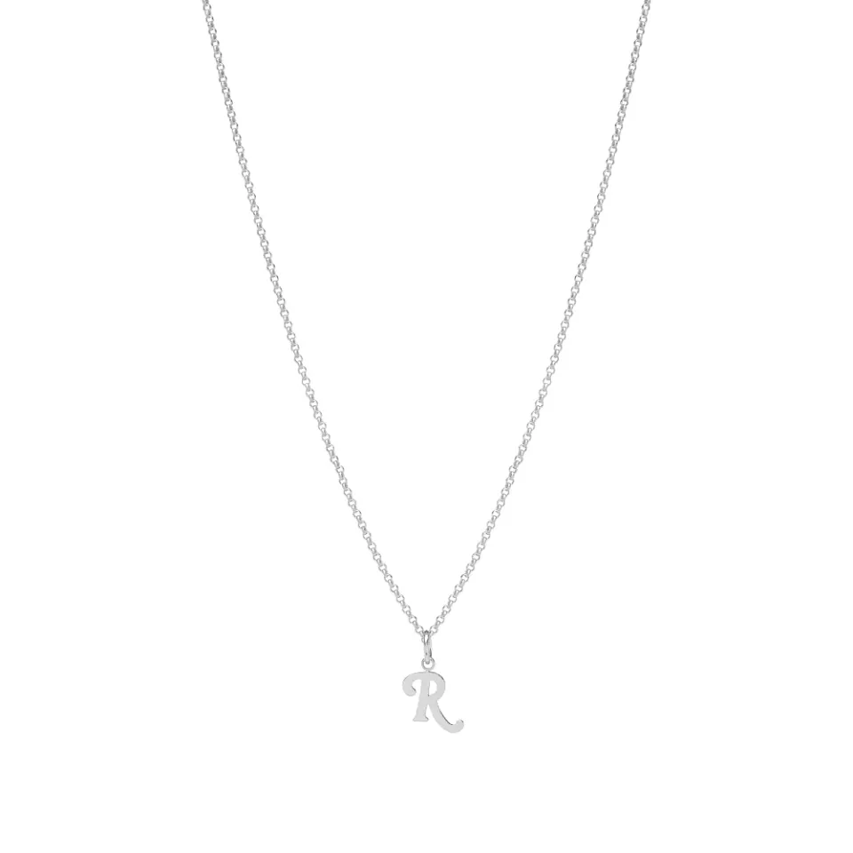 Simple R Necklace