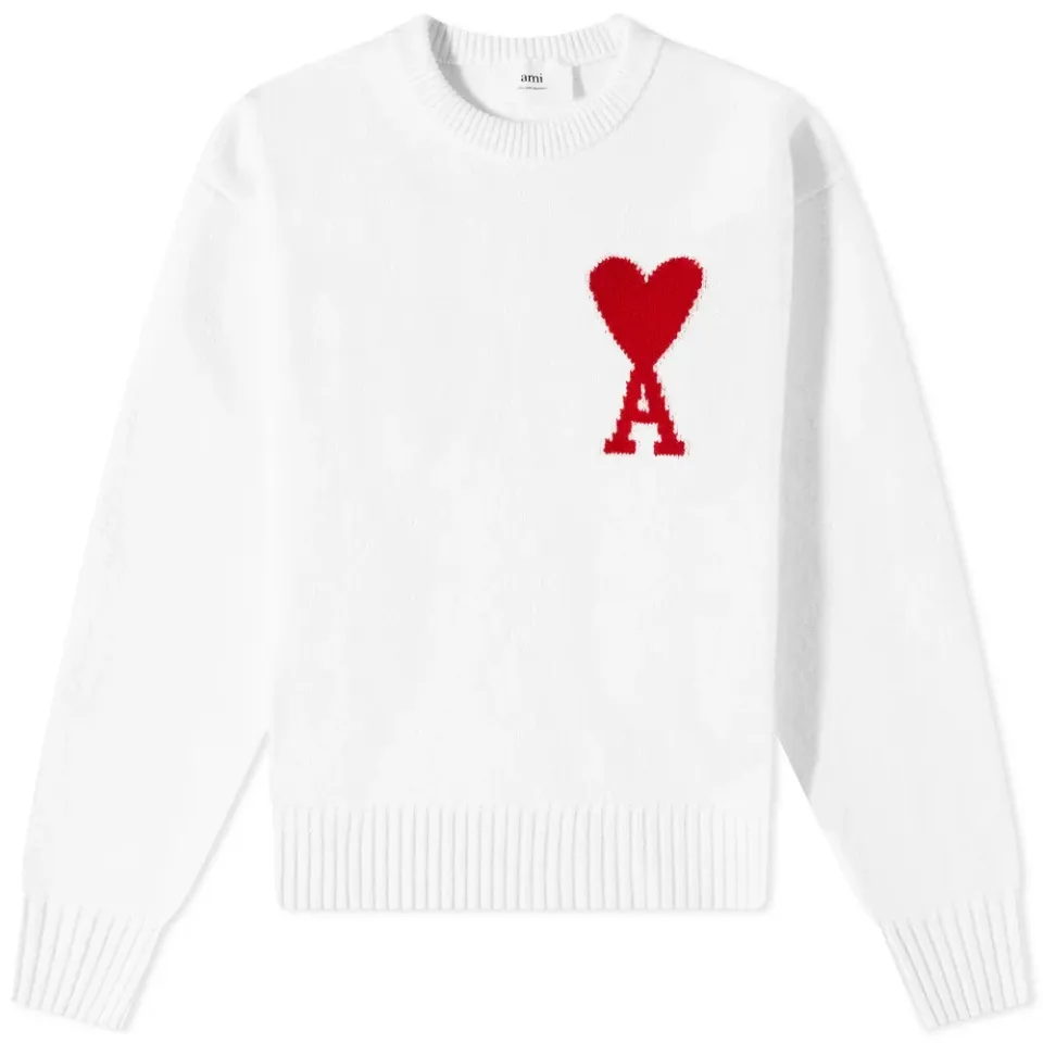 AMI Large A Crew Knit