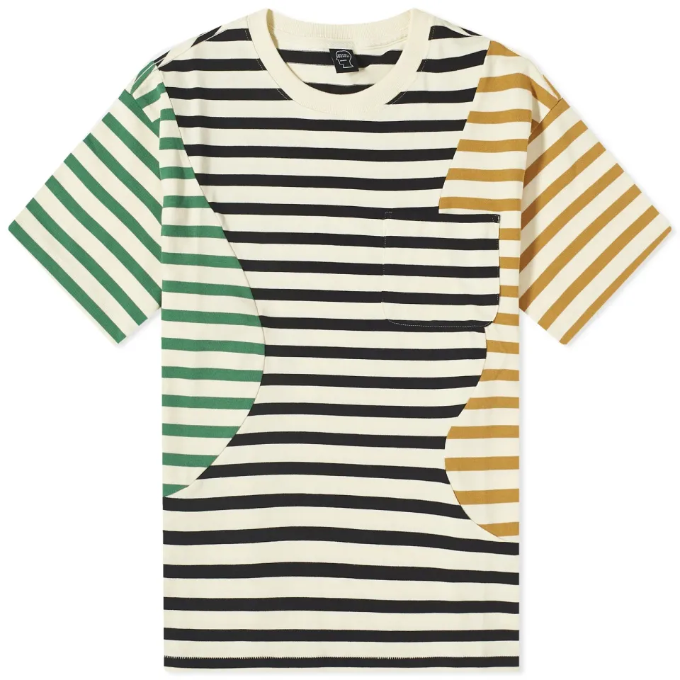 Organic Panel Stripe T-Shirt