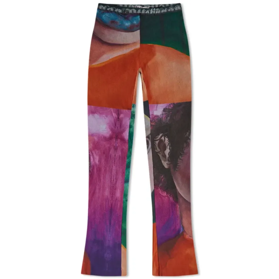 Fitted Mesh Pant