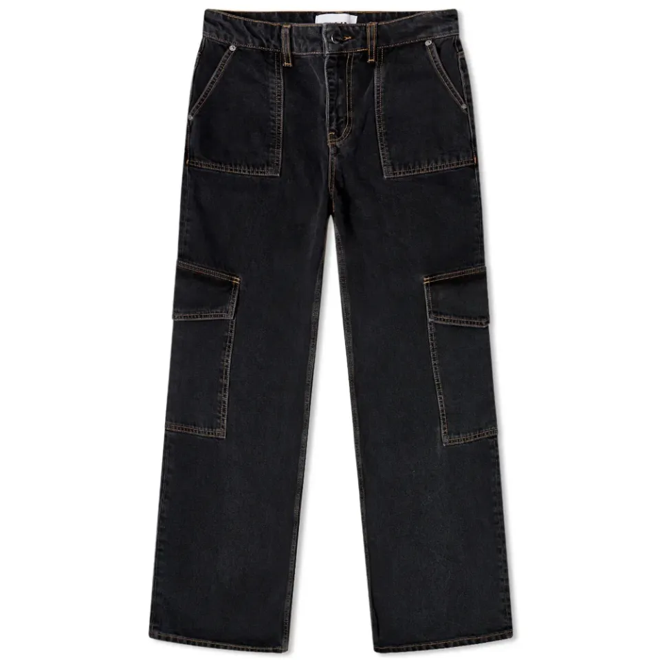 Rigid Denim Angi Wide Leg Jeans