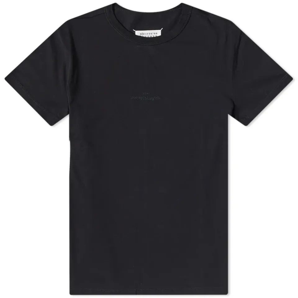 Embroidered Text Logo T-Shirt