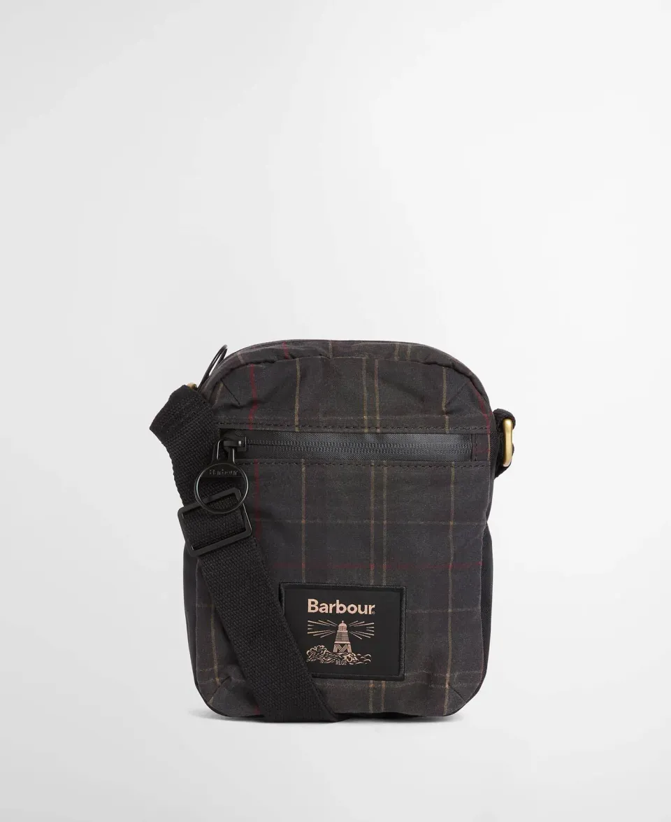Field Tartan Waxed Crossbody Bag