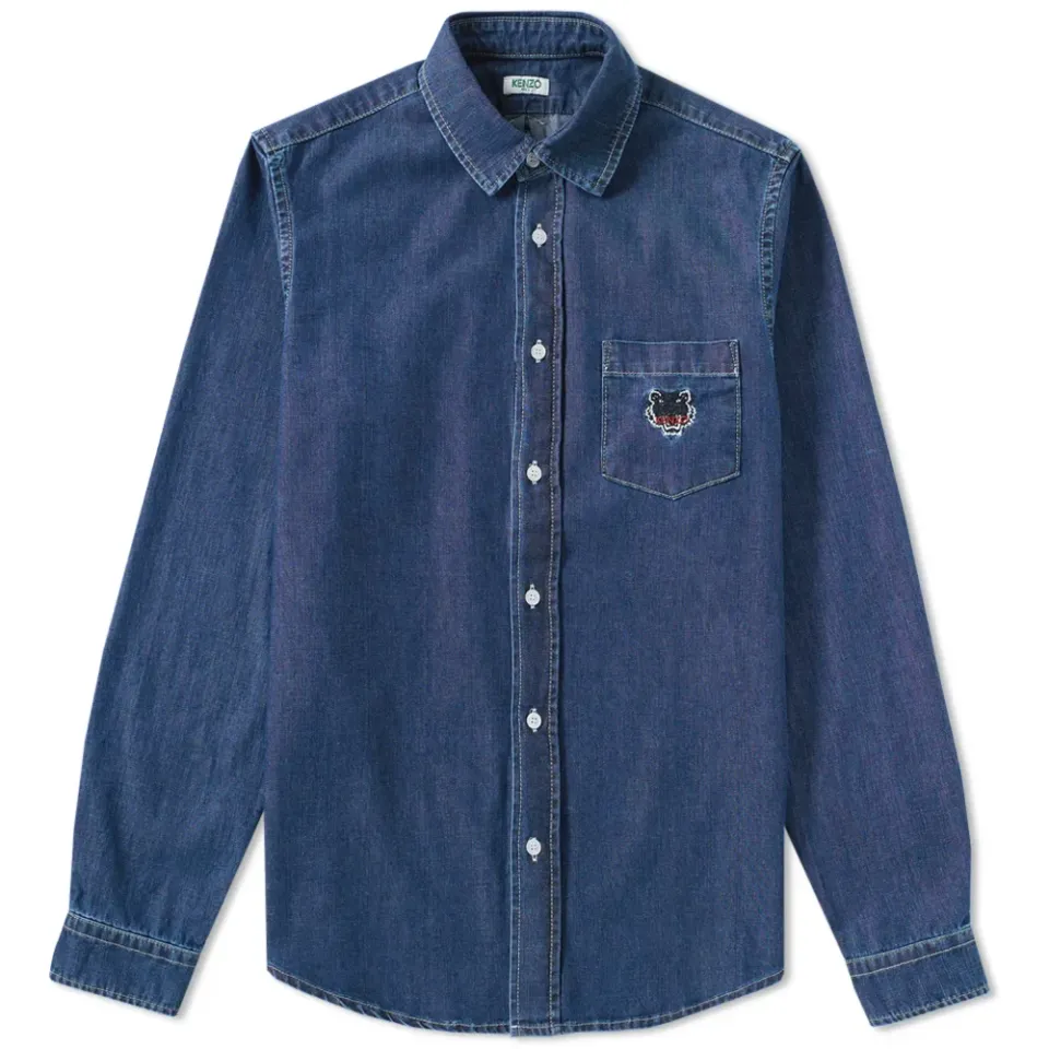Tiger Pocket Denim Shirt
