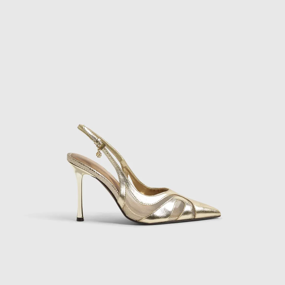 Stiletto Slingback Court Heels