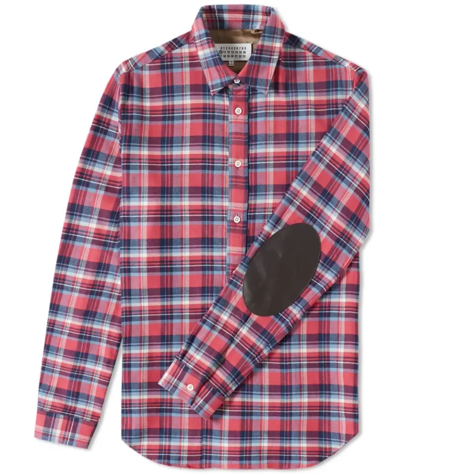 10 Brushed Madras Flannel Shirt