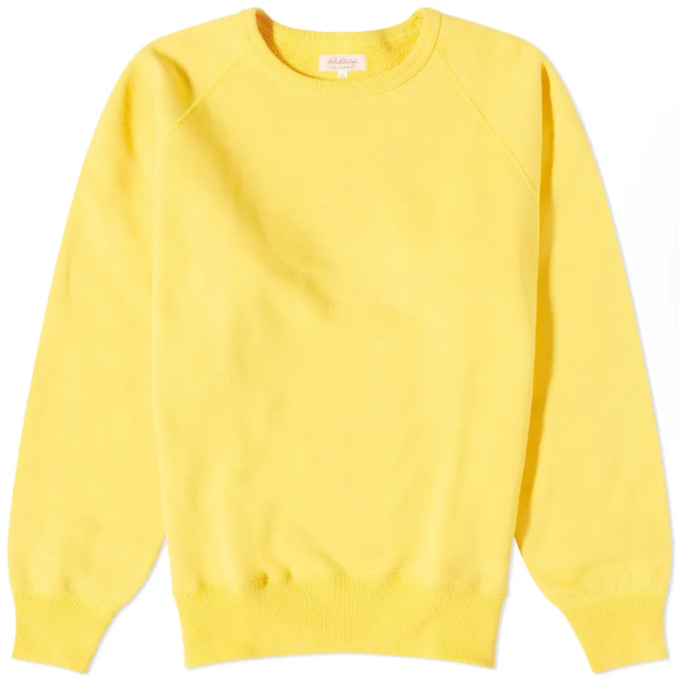 The Real McCoy's Joe McCoy 9oz. Loopwheel Raglan Crew Sweat