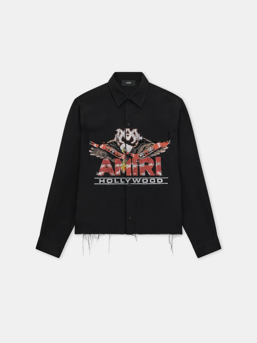 MA EAGLE LONG SLEEVE SHIRT - Black