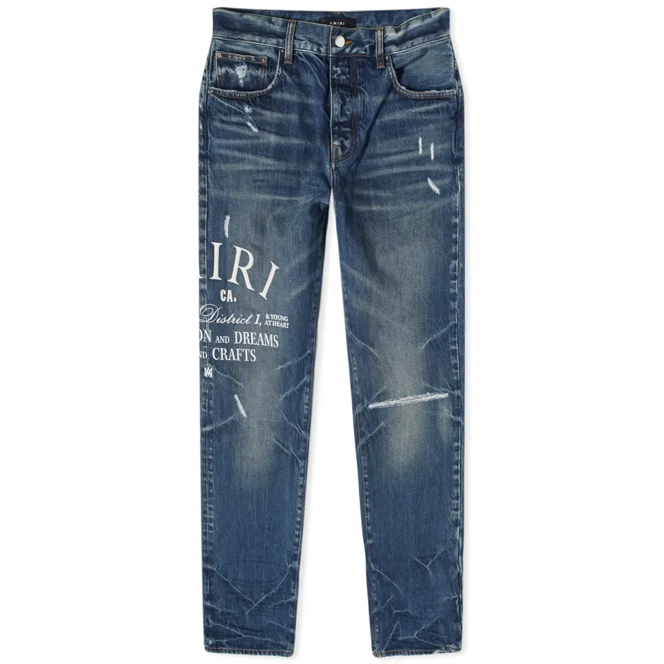 Arts District Embroidered Jeans