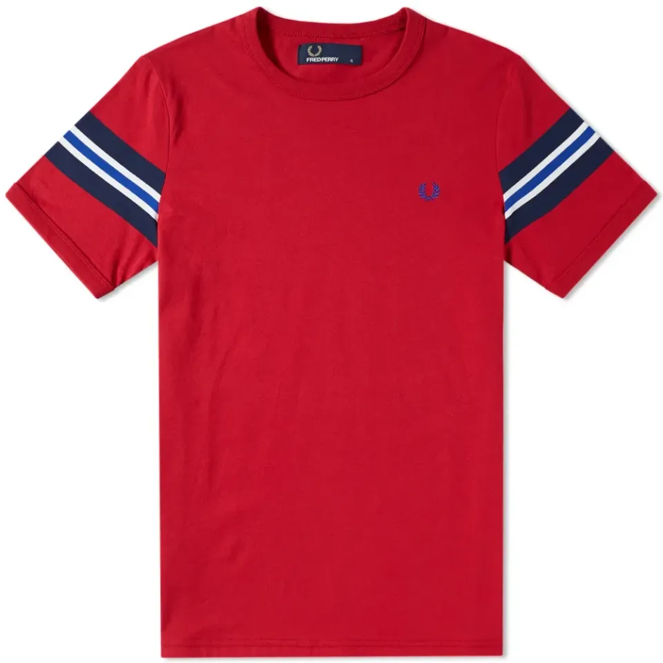 Fred Perry Bomber Sleeve Tee
