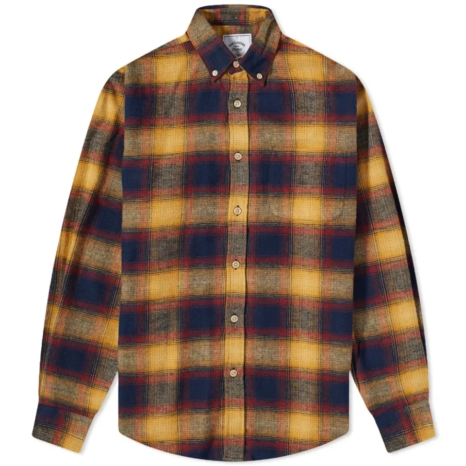 Hill Button Down Ombre Check Shirt