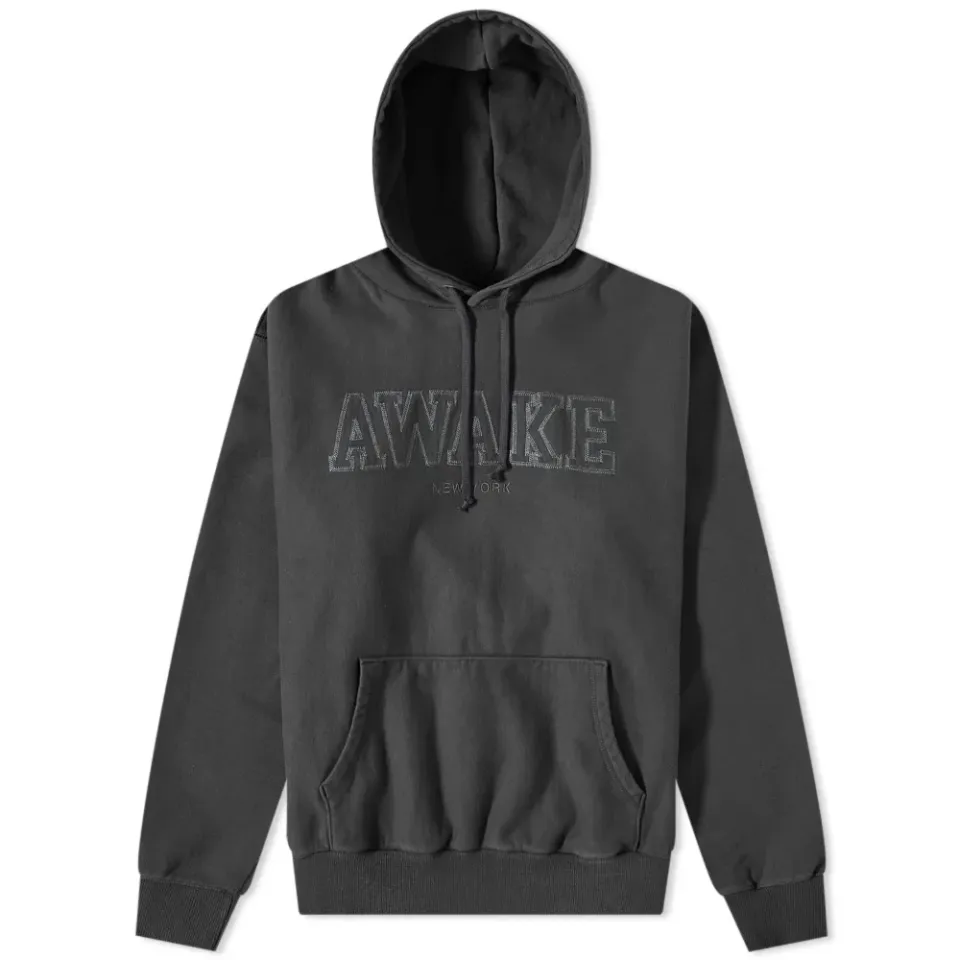 Military Embroidered Logo Hoodie