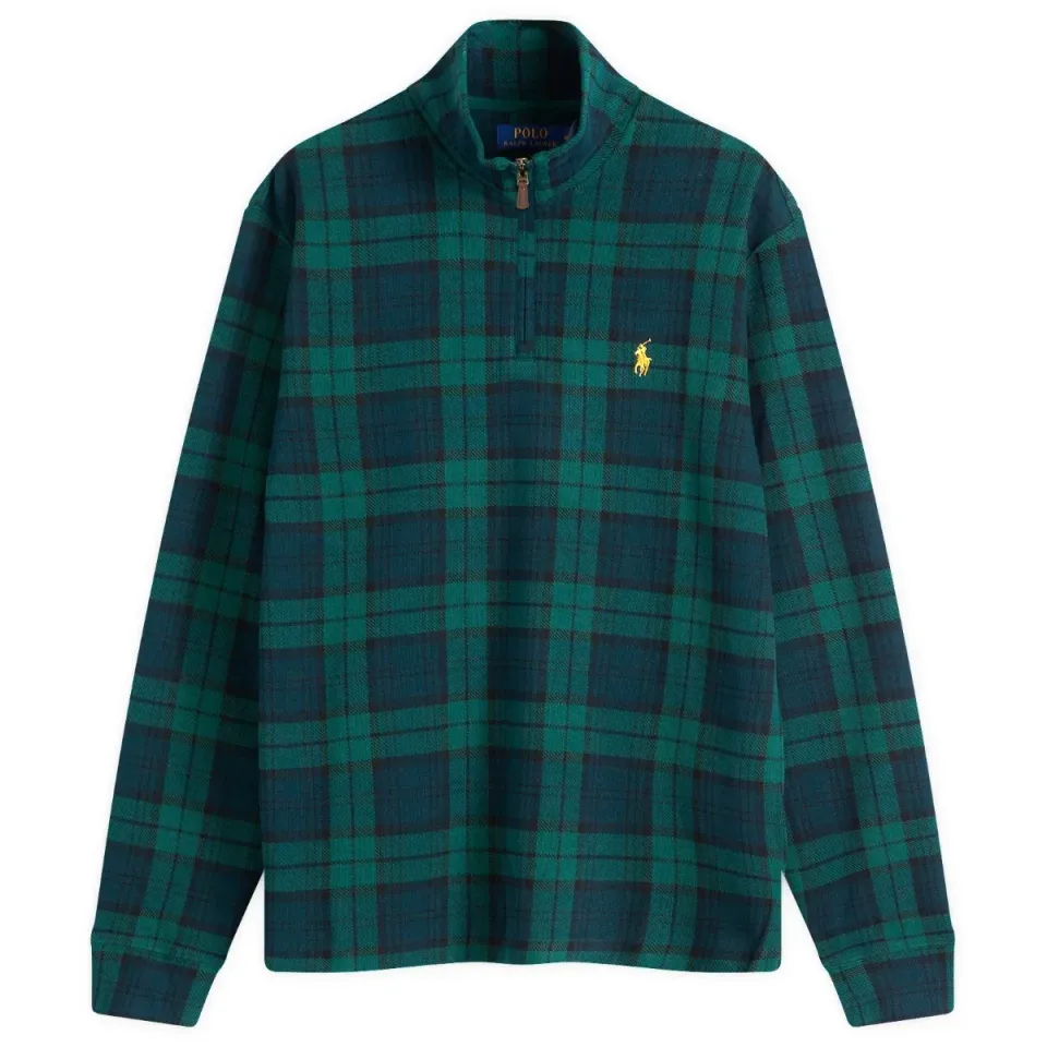 Blackwatch Tartan Quarter Zip