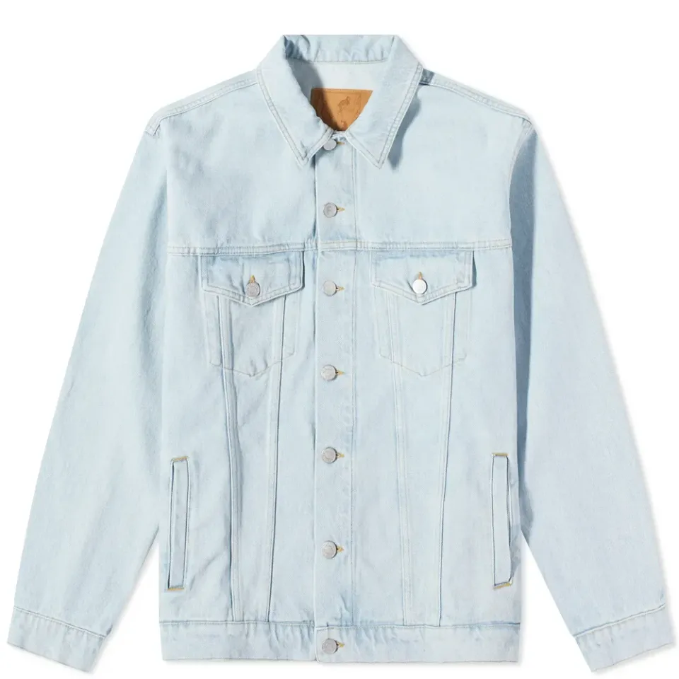 Back Logo Oversized Denim Jacket