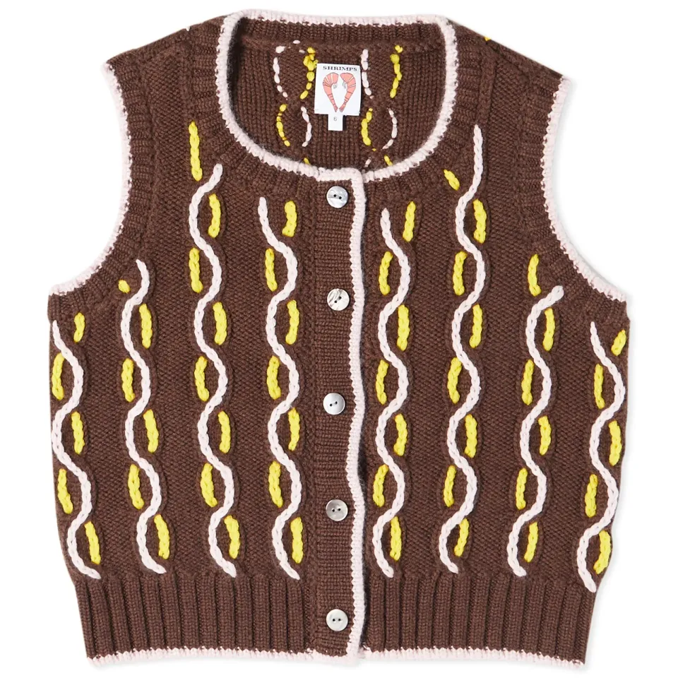 Cable Knit Vest