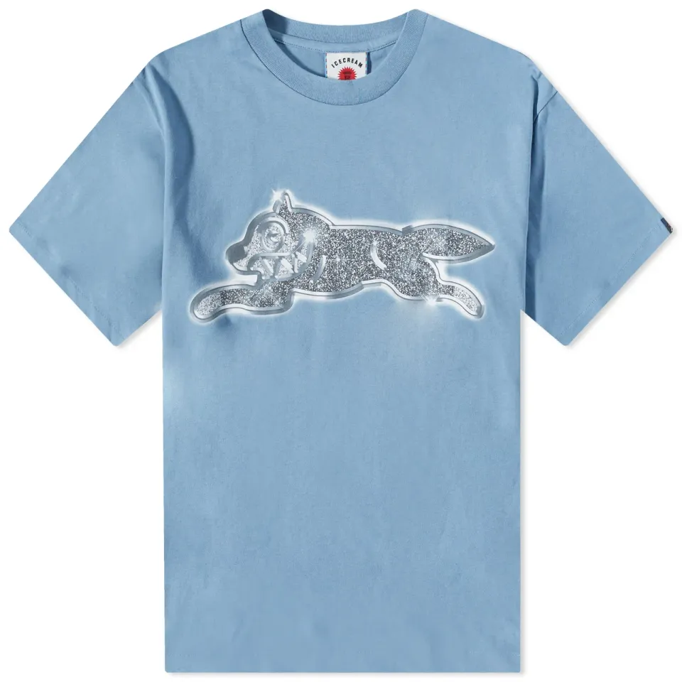 Iced Out Running Dog T-Shirt