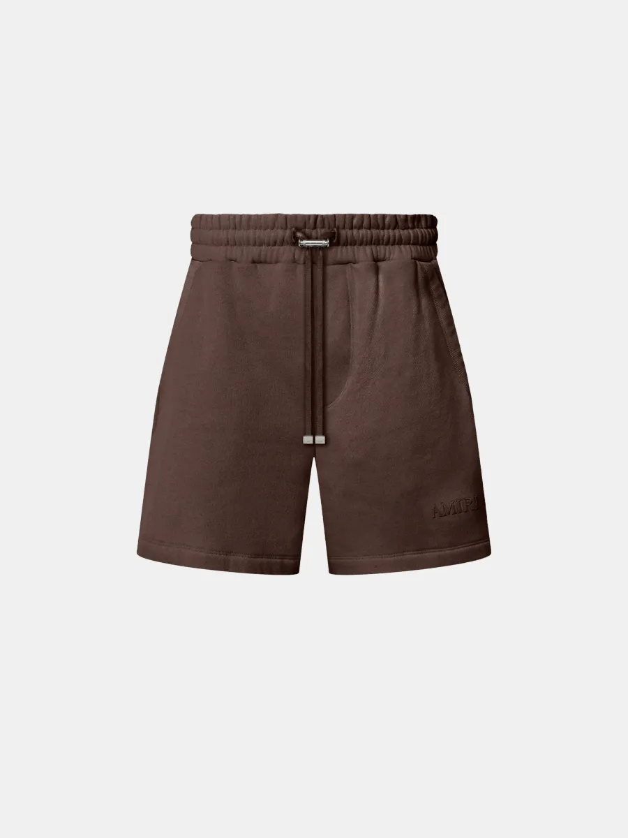EMBROIDERED SHORT - WALNUT BROWN