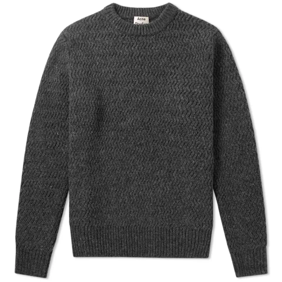 Nyle Herringbone Crew Knit